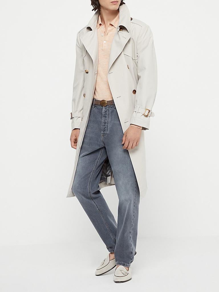 Brunello Cucinelli Greyscale Denim Iconic Fit Five Pocket Jeans
