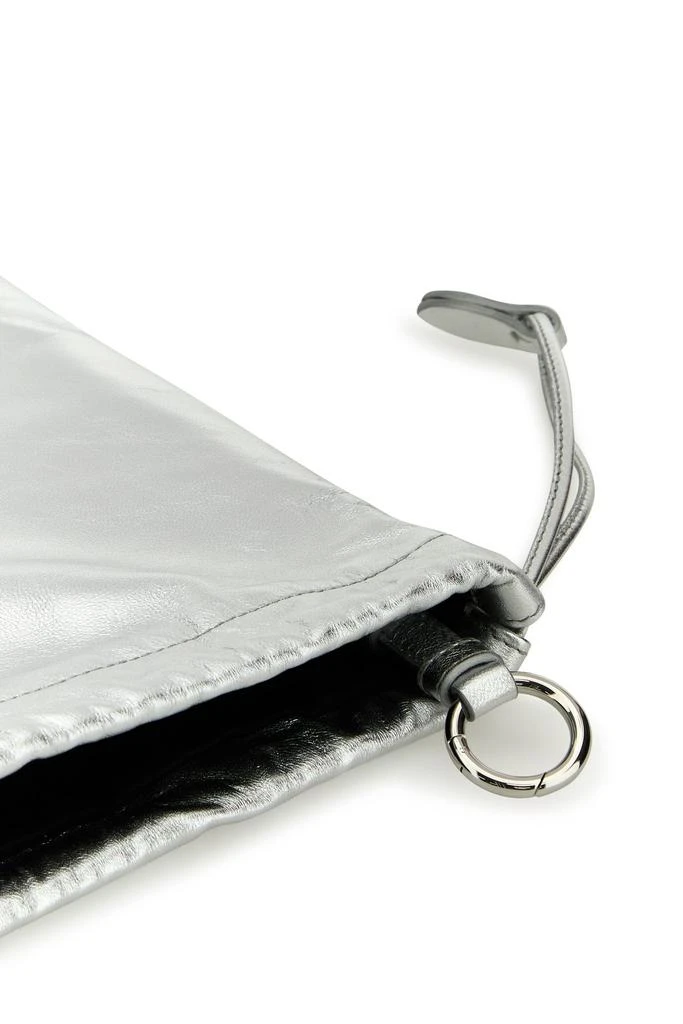 Miu Miu Silver nappa leather pouch 3
