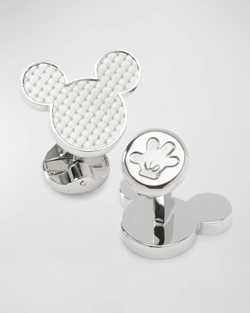 Cufflinks Inc. Men
s Disney Mickey Mouse Basket-Weave Cufflinks 3