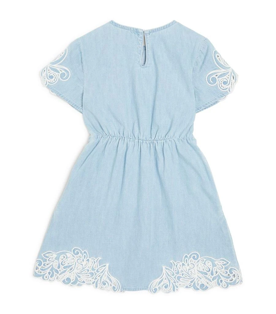 ERMANNO Demin Embroidered Dress (4-12+ Years) 2