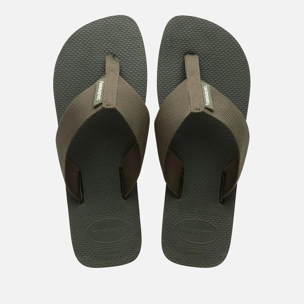 Havaianas Havaianas Men's Urban Basic Rubber Canvas Flip Flops 1