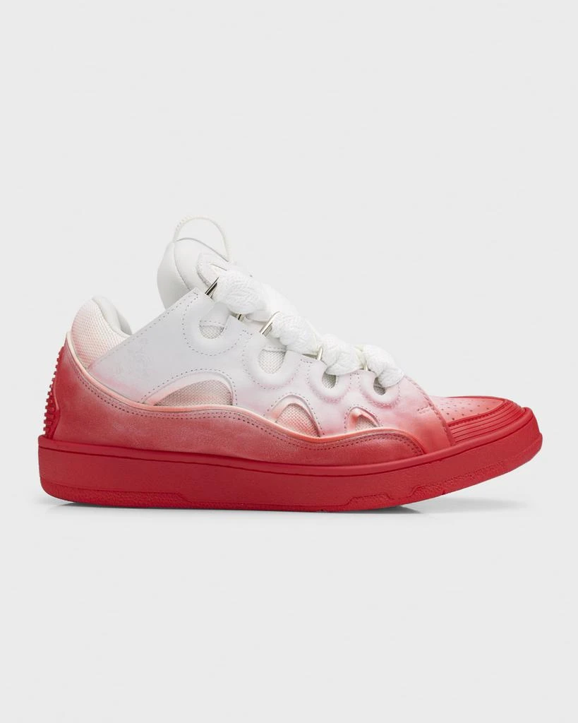 Lanvin Men's Exclusive Curb Low-Top Sneakers 1