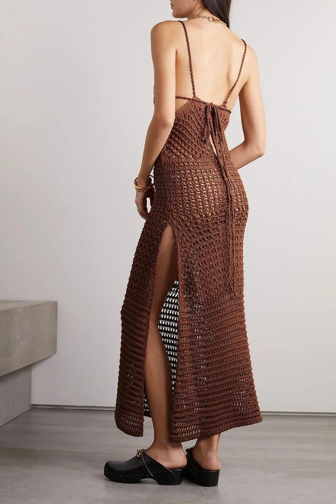 ALANUI Mother Nature crocheted cotton maxi dress 3