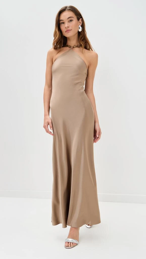 staud formal dresses Staud Wells Dress in Sangria main image 0