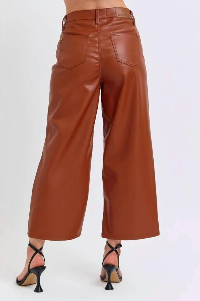 Judy Blue Judy Blue - Aruba Faux Leather Crop Jeans 4