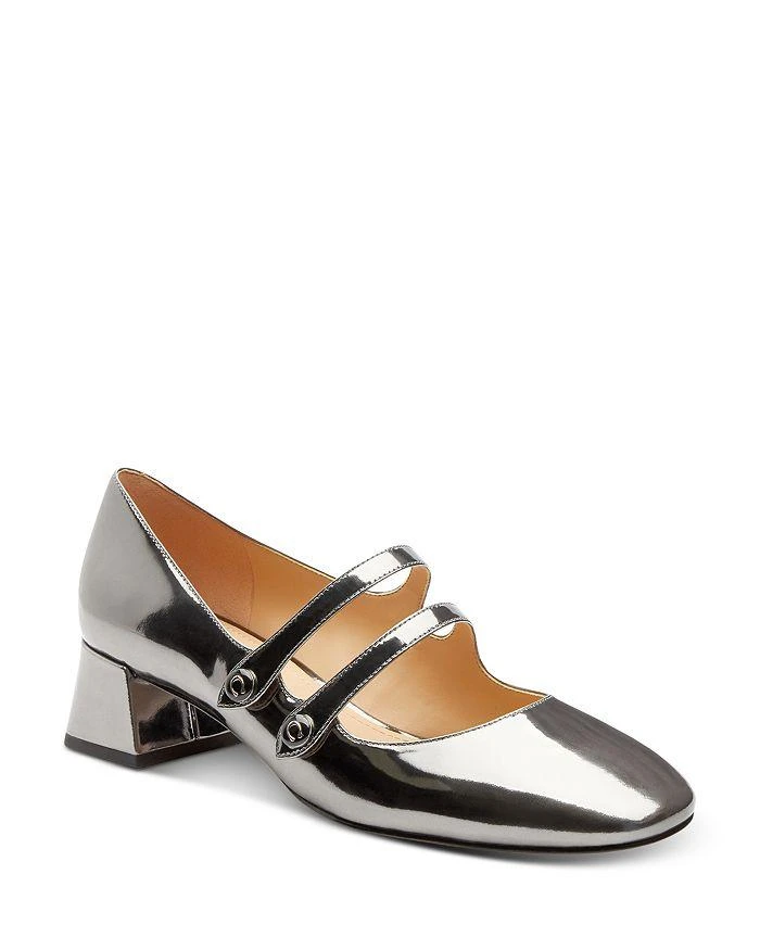 Coach Women's Angelina Metallic Leather Mary Jane Pumps 1