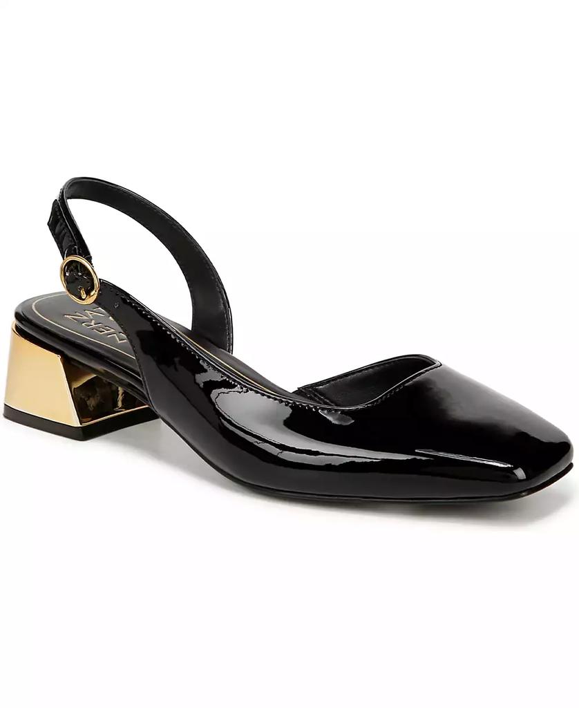 Naturalizer Jayla Mid-Heel Square Toe Slingback Pumps