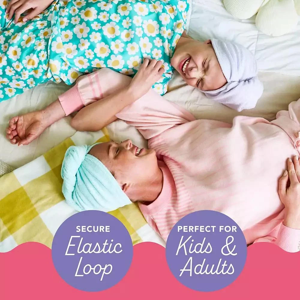 Turbie Twist 2-Pack Microfiber Hair Towel Wrap for Straight, Wavy
Curly Hair – Antique White
Moonbeam, Quick Dry 5