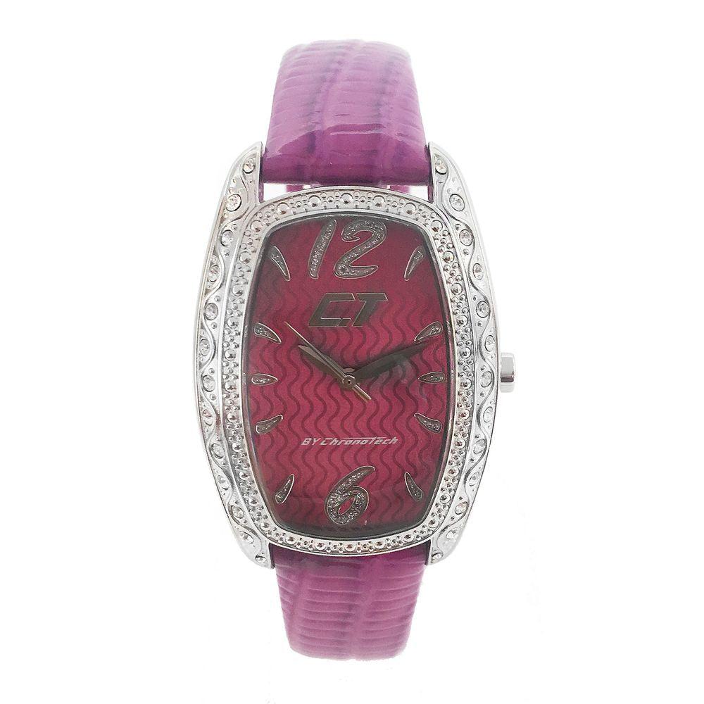 Chronotech Leather Women's Watch