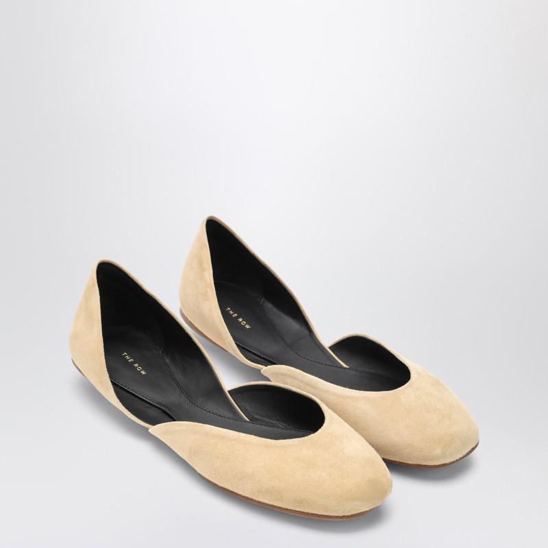 フラットシューズ The Row Gemma calf hair ballet flats Gemma calf hair ballet flats in brown - The Row | Mytheresa