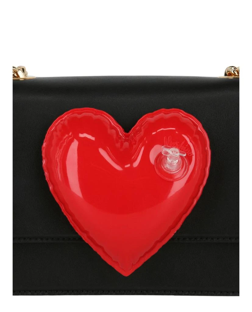 Moschino Inflatable Heart Leather Shoulder Bag 3