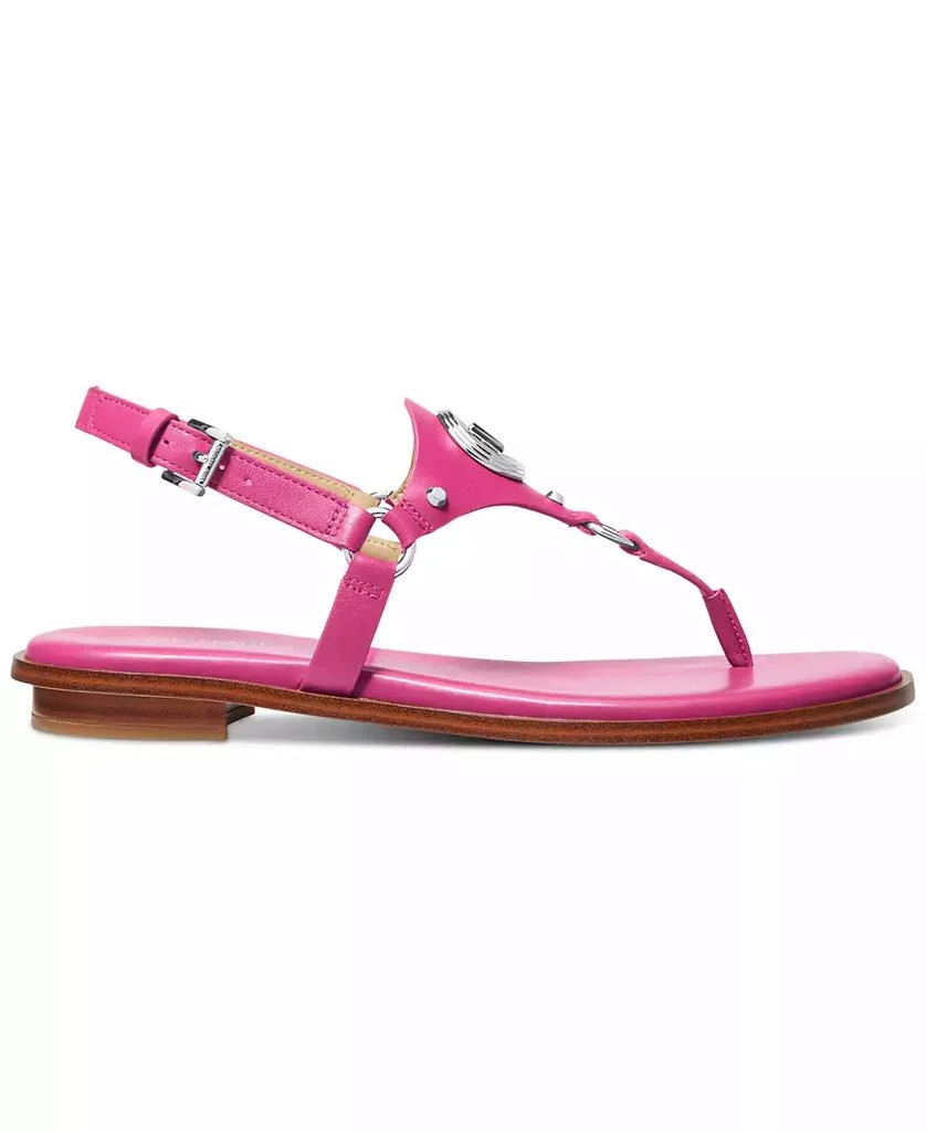 Michael Kors Casey Logo Leather Thong Sandals 2