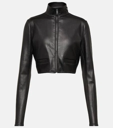 Prada Cropped leather jacket 1