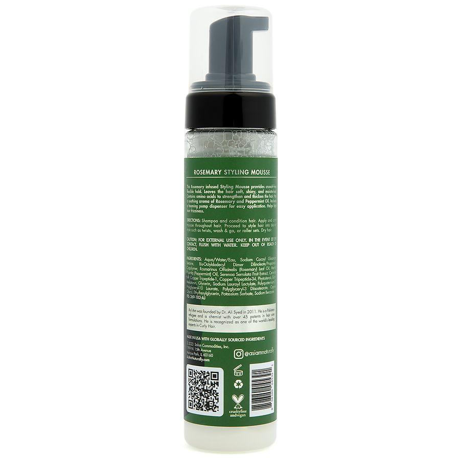 As I Am Styling Mousse Rosemary And Peppermint