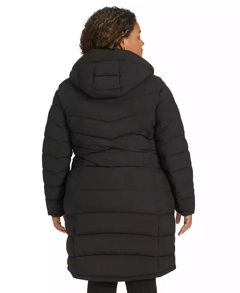 Calvin Klein Plus Size Hooded Zip-Front Puffer Coat 2