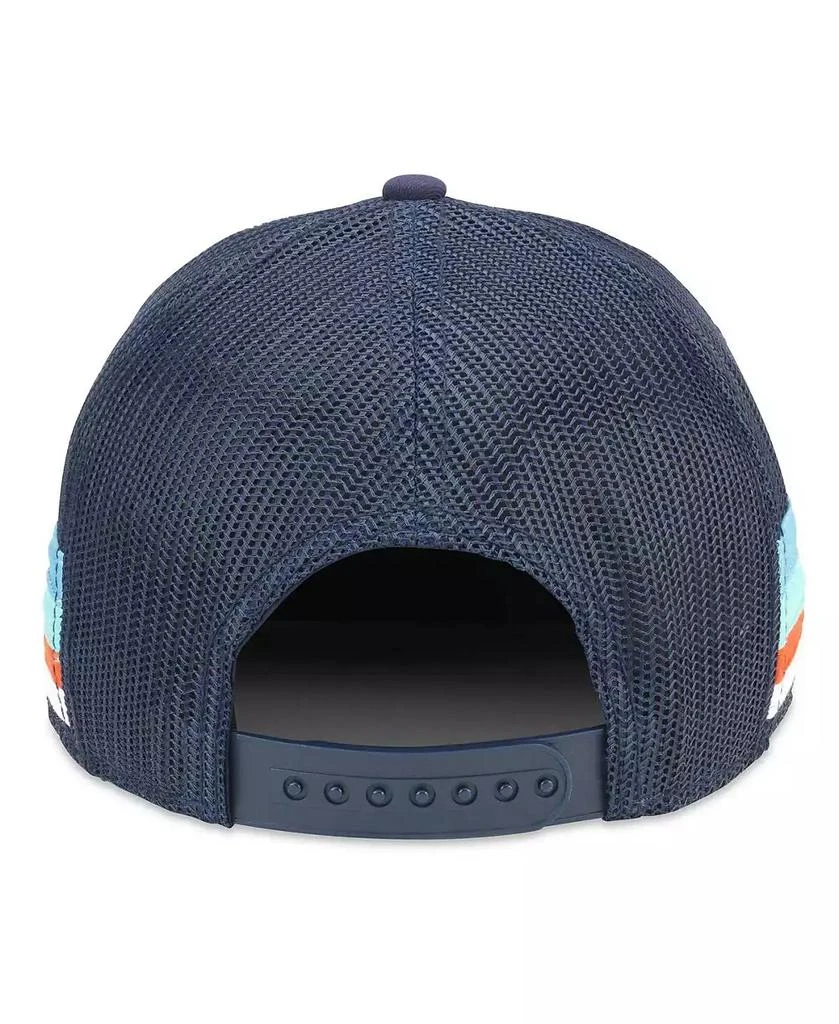 American Needle Men's Deep Sea Blue Seattle Kraken HotFoot Stripes Trucker Adjustable Hat 3