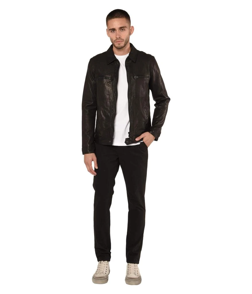 ALL SAINTS Lark Leather Jacket 6