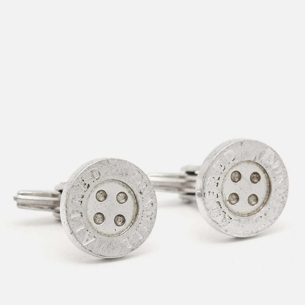 Dunhill Alfred Dunhill Button Sterling Silver Cufflinks 2