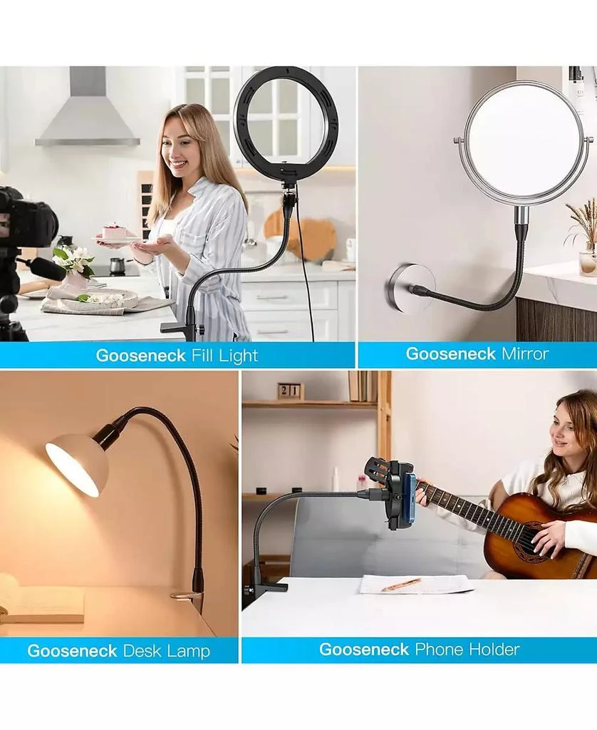 ZealSound Microphone Arm Stand H1 19 and T13-US Black Bundle 9