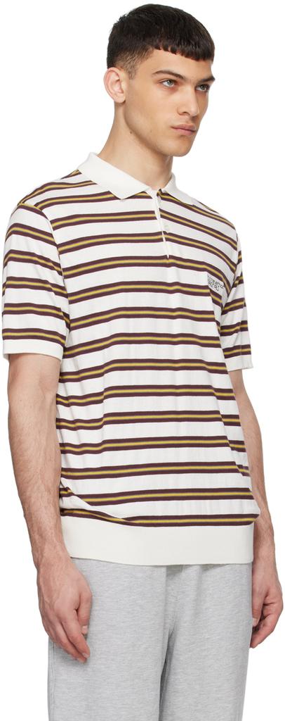 thisisneverthat White Striped Polo