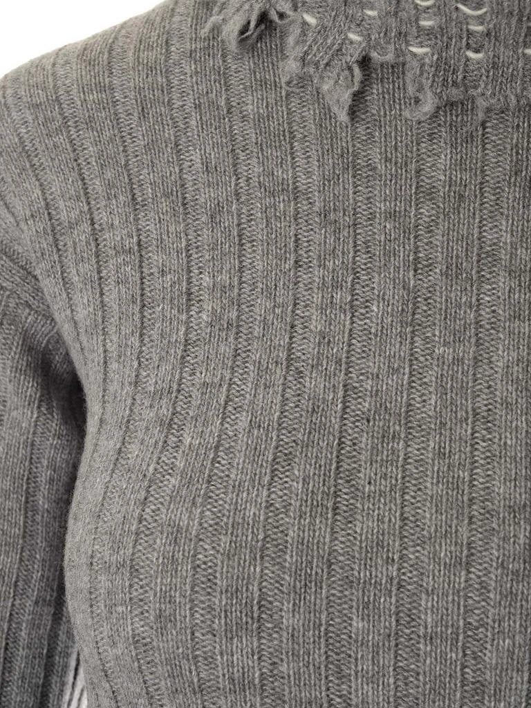 Marni Marni Raw-Cut Edge High Neck Long Sleeved Sweater 3