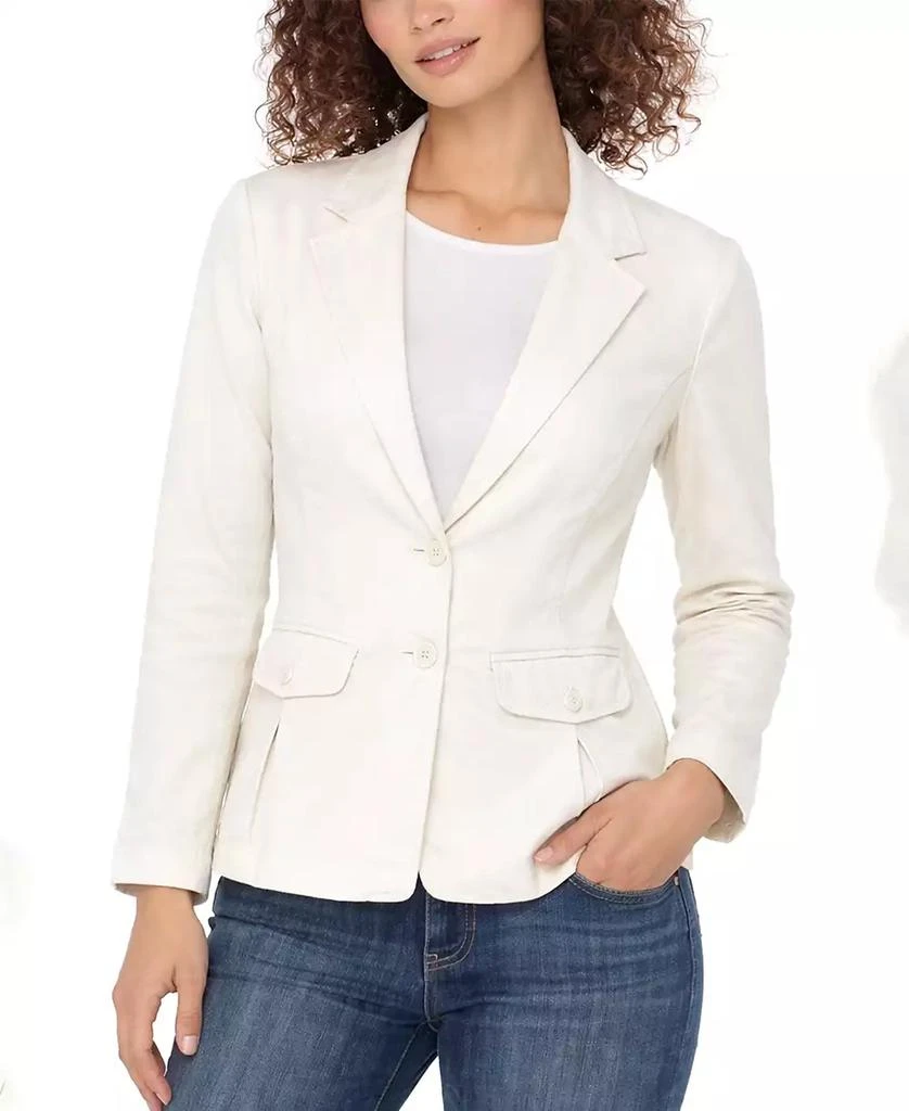 Liverpool Los Angeles Petite 2-Button Front Blazer