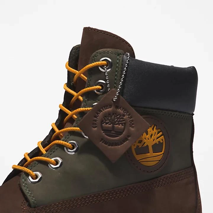 Timberland Timberland Premium® 6 Inch Rubber-Toe Boot for Men in Dark Brown 7
