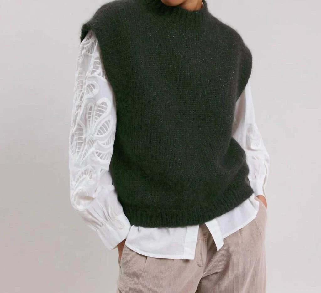 Hartford Hartford - MAORI WOMAN KNIT PULLOVER SWEATER 3