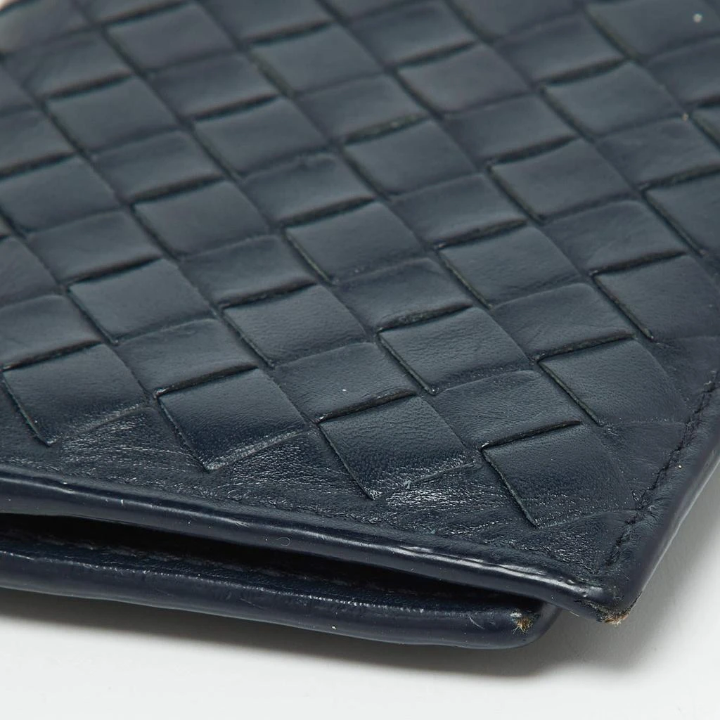 Bottega Veneta Bottega Veneta Blue Intrecciato Leather Card Case 12