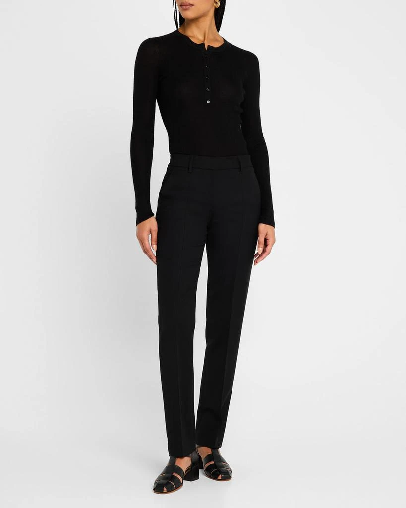 Gabriela Hearst Julian Cashmere Henley Sweater 3