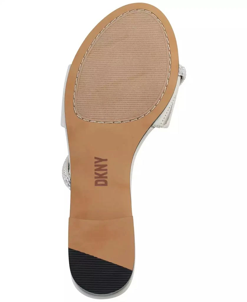 DKNY Women's Tali Slip-On Embellished Slide Sandals 5