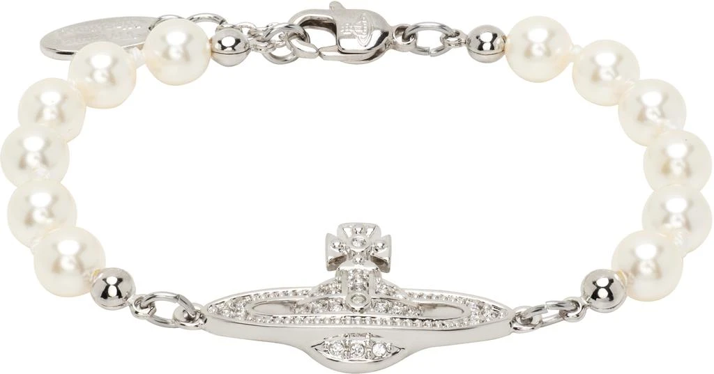 Vivienne Westwood Mini Bas Relief Pearl Bracelet