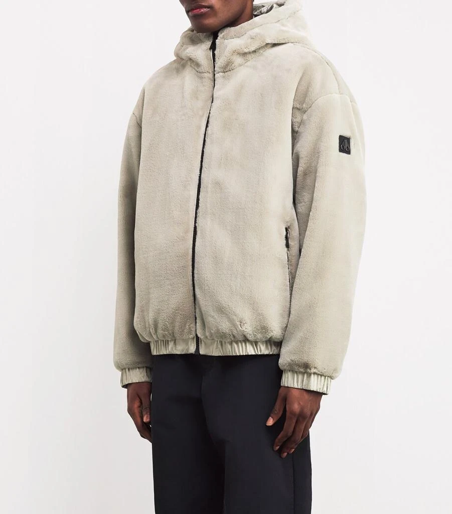 Moose Knuckles Reversible Monogram Bunny Bomber Jacket 6