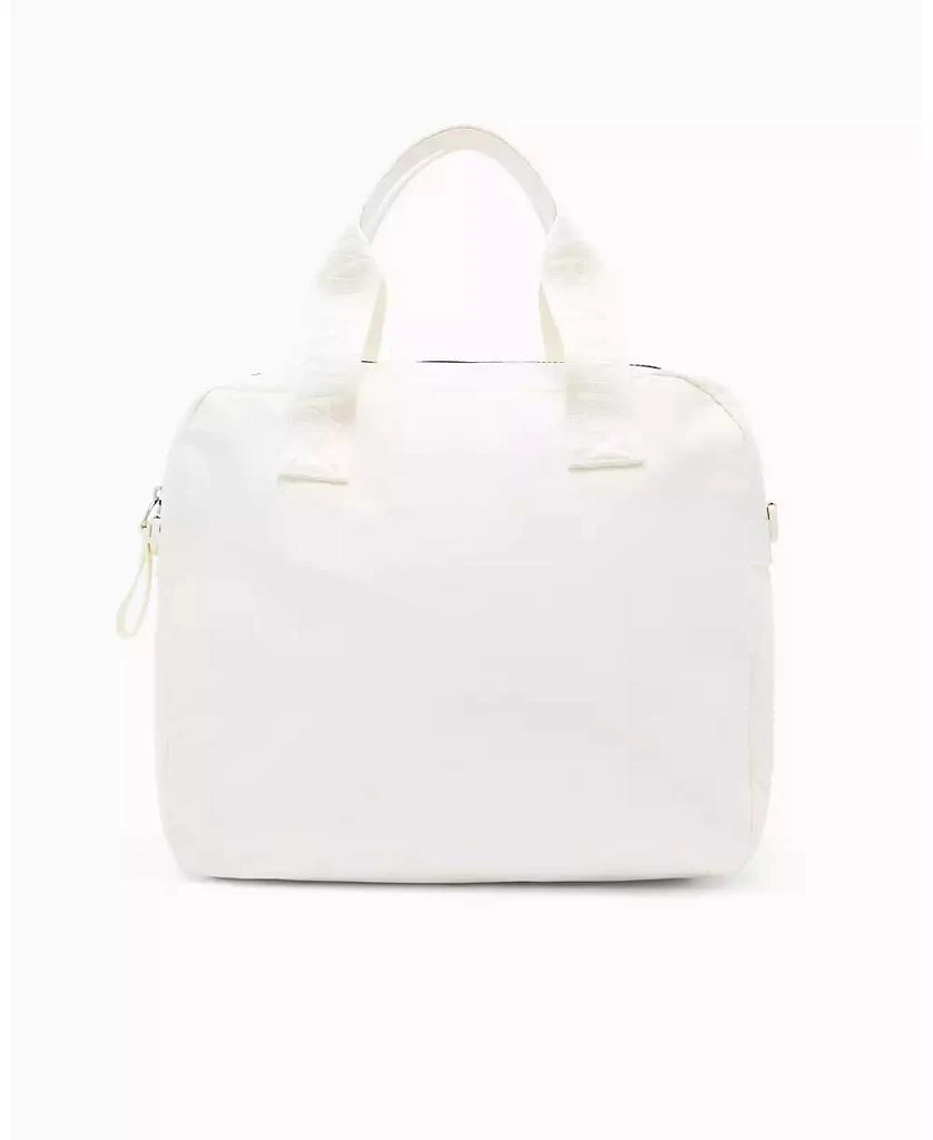 Armani Exchange Men
s White Edition Duffel Bag
