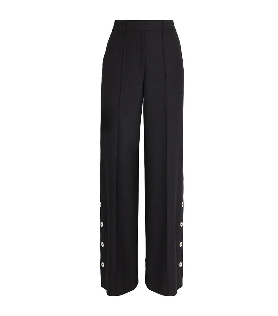 ME+EM Button-Cuff Wide-Leg Trousers 1