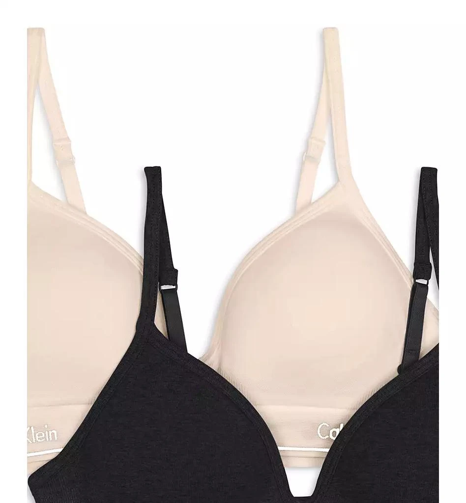 Calvin Klein Girls 7-16 Seamless Hybrid Bra, 2-Pack 2