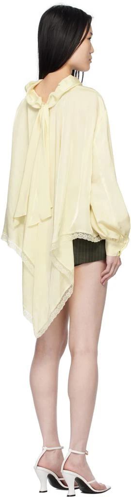 pushBUTTON Off-White Two Way Blouse 3