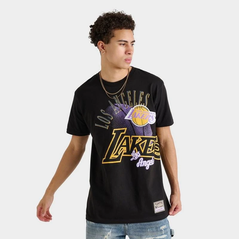 Mitchell & Ness Men's Mitchell & Ness Los Angeles Lakers NBA Maxed Out Graphic T-Shirt 1