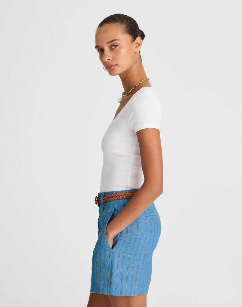 Madewell Pintucked Shorts in 100% Linen 3