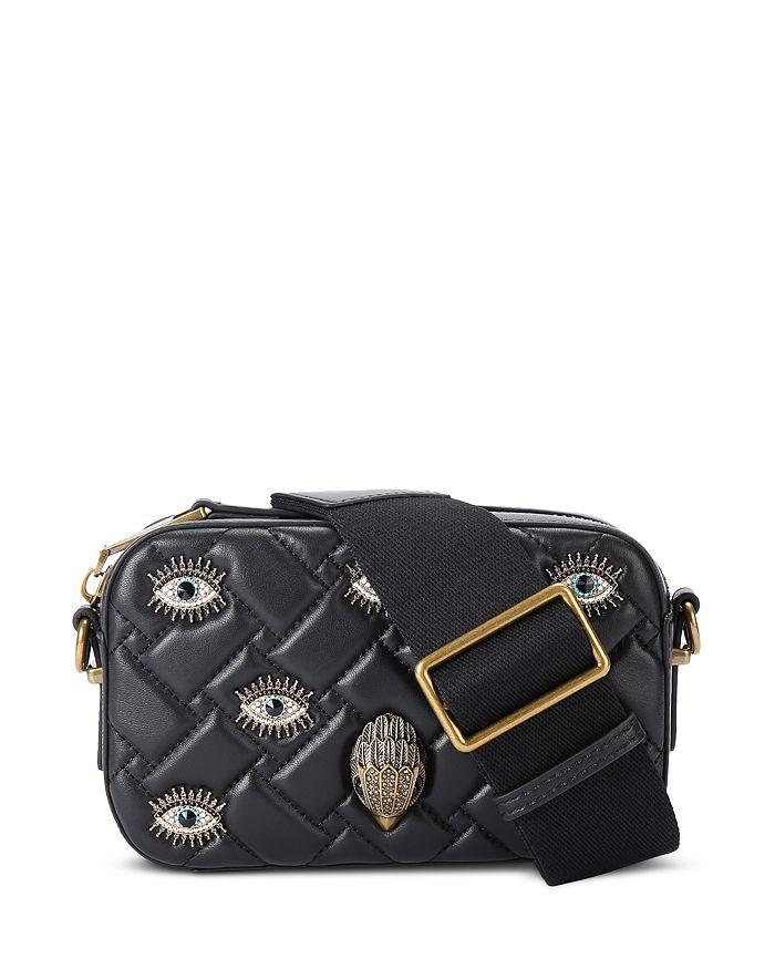 KURT GEIGER LONDON Kensington Small Embellished Eye Camera Bag