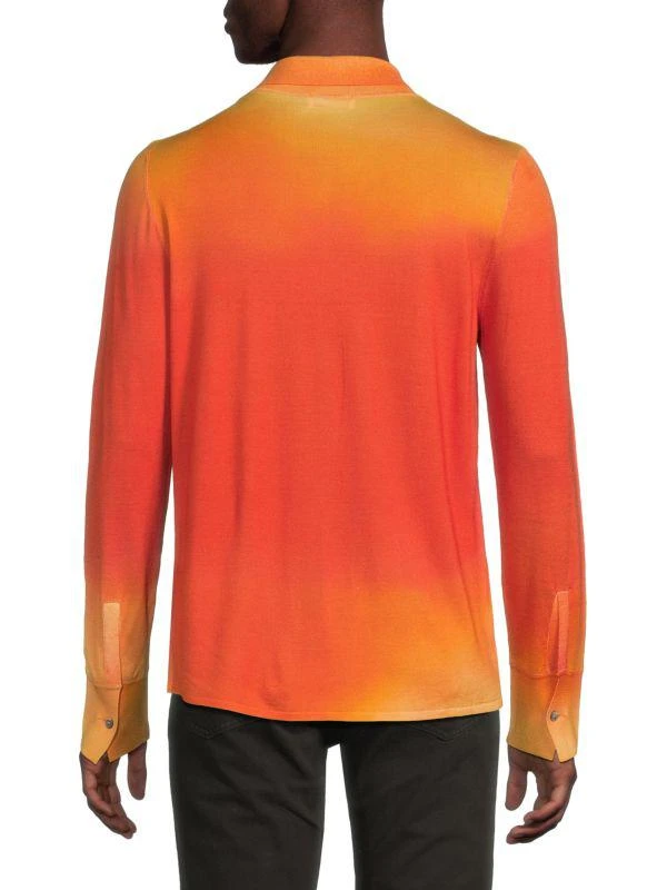 Salvatore Ferragamo Ombre Wool-Blend Shirt 2