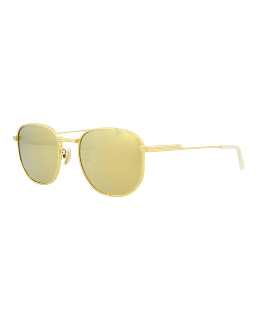 Bottega Veneta Round-Frame Metal Sunglasses 2