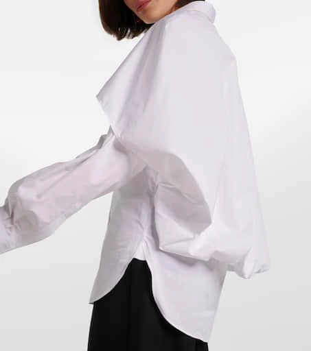 Stella McCartney Caped cotton blouse 5