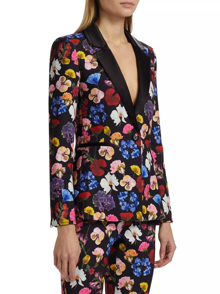 Alice + Olivia Hundley Floral Tailored Blazer 4