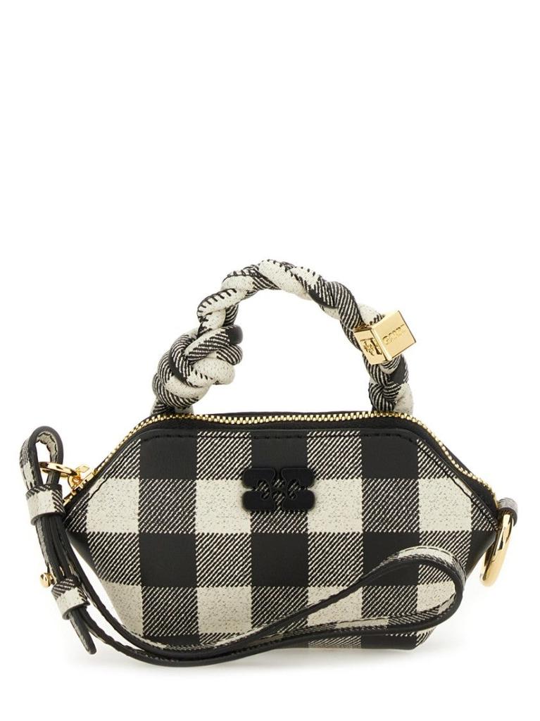 【関税＆送料込み】Ganni Bags Ganni Ganni Logo Buckled Small Shoulder Bag - Shoulder Bags