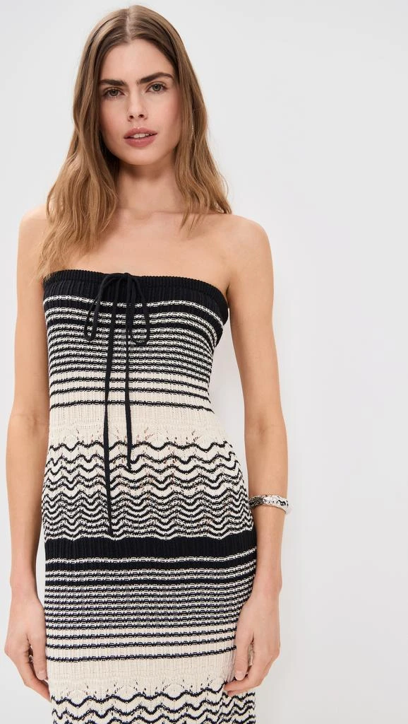 ALOHAS Olenka Ecru Tricot Dress 4
