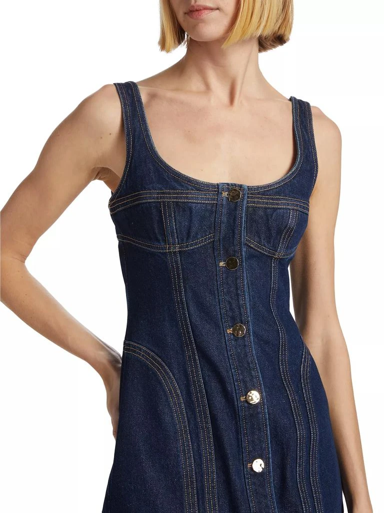 Acler Valleybrook Denim Minidress 6