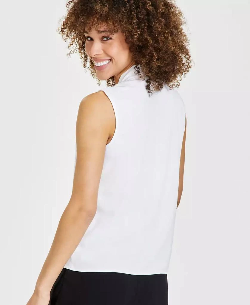 Kasper Women's Sleeveless Tie-Neck Top, Regular & Petite 2