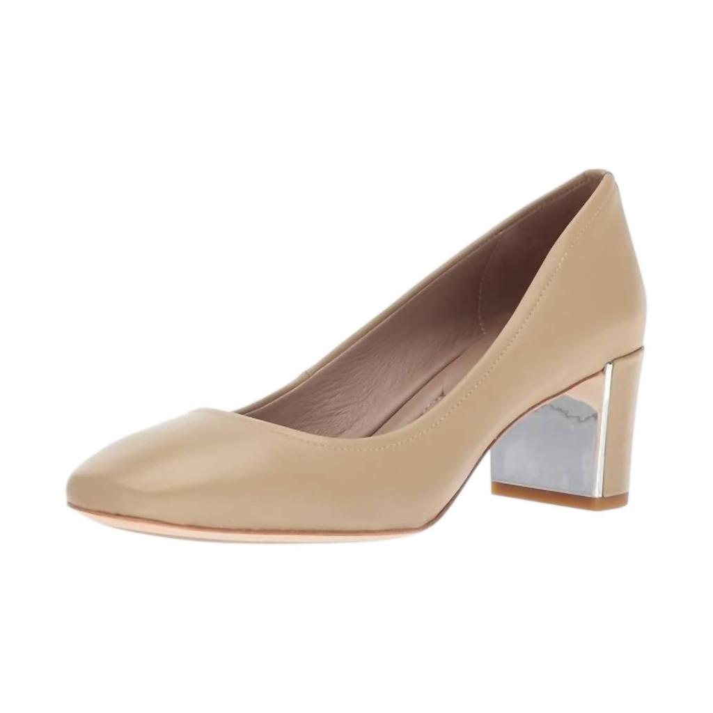 Donald Pliner Women's Corin2 Block Heels In Almond