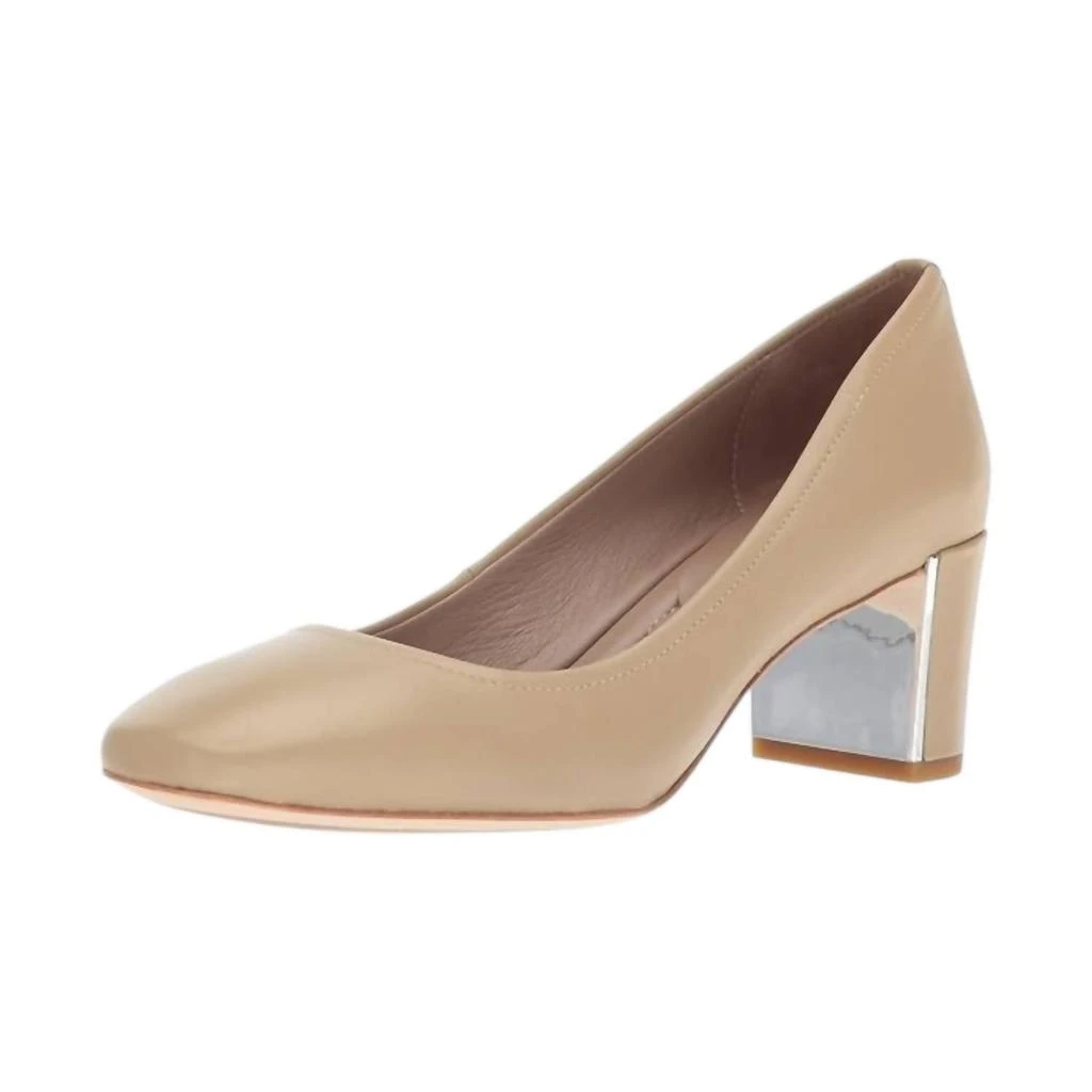 Donald Pliner Women's Corin2 Block Heels In Almond 1